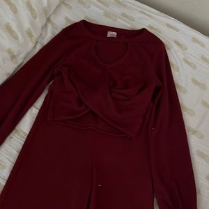 Red XS two piece set!!